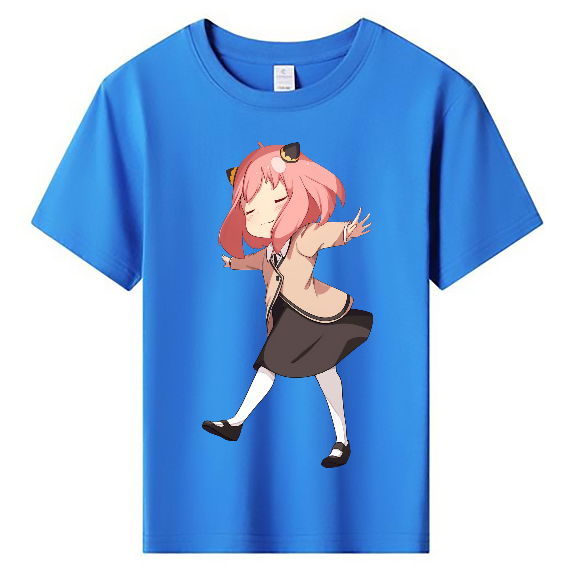 （画像用） SPY×FAMILY间谍家家酒 綿100％キッズTシャツ（フロントプリント）
